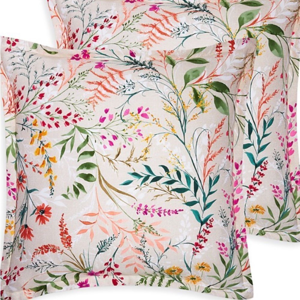 Sky Autumn Posies  2 Euro Sham Set - 100% Exclusive